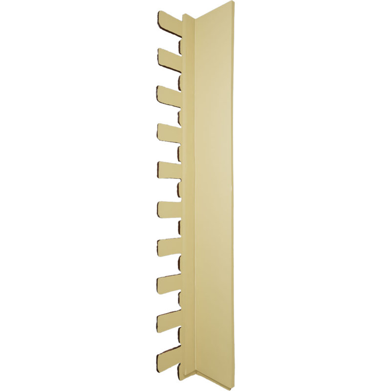 Coin extérieur pour panneaux de parement en briques vieillies classiques EverStone, l 8 1/2 po x P 8 po x H 53 po, couleur Whitestone