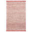 Tapis en laine / coton touffeté à la main Vihaan en ivoire / rouge-1555290995