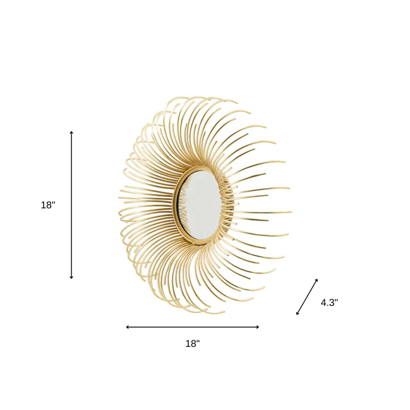 Miroir d'appoint 18 "Sunburst