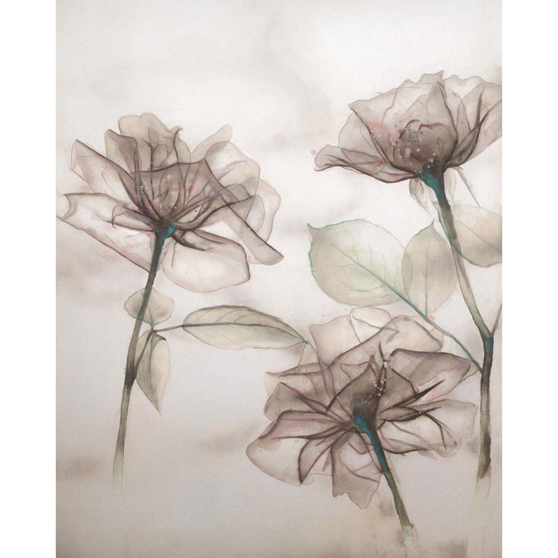 Les Fleurs I Painting by D’Alessandro Léon, Image Brush Gel