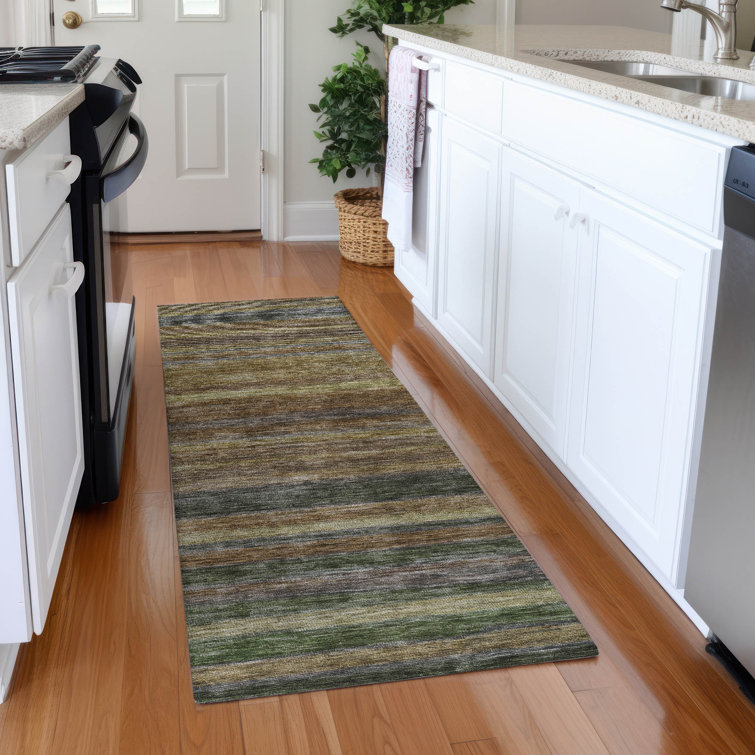 Machine Washable Indoor/Outdoor Claudian ACN1639 Brown Rug