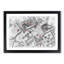 Deck of Cards in Abstract - Picture Frame Graphic Art Print-55740325-55740329