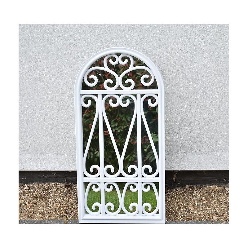 Arch Mirror, White