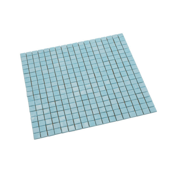 Skosh 0.6" x 0.6" Glass Grid Mosaic Wall & Floor Tile