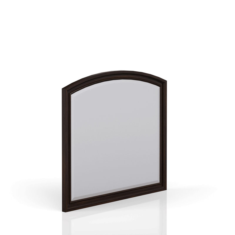 Miroir cerise foncé, Brun, Rectangulaire