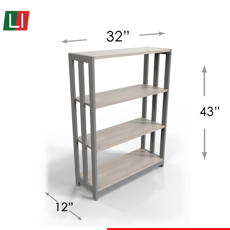 Dumas Bookcase, Ash/Gray
