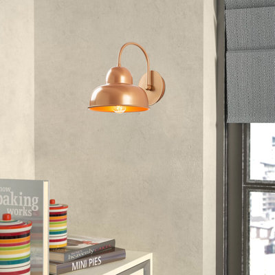 Glam Scandinavian Wall Lamp, Metal Body, 7.9 x 10.6 x 9.4 inches | E27 Socket, Max 40W | IP20 Rated, Perfect for Living Room, Bedroom & Hallway | Elegant Design, Stylish Lighting Fixture for Modern Home Decor