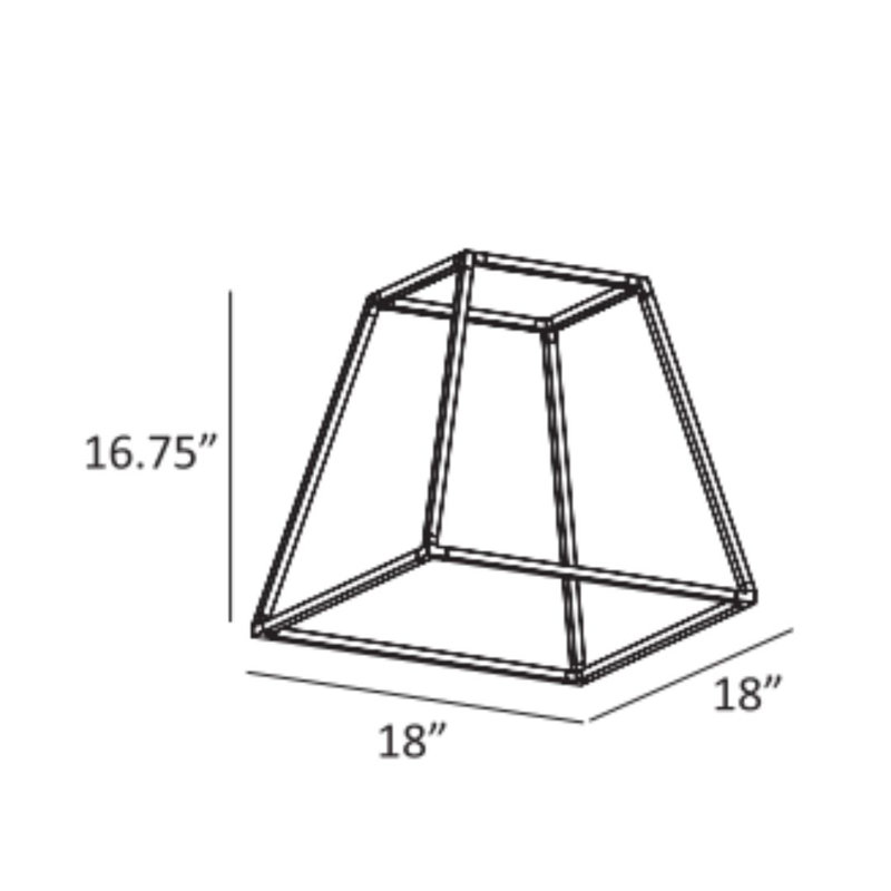 Z-Bar 1 - Light LED Pendant, Matte Black