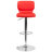 Troutville Swivel Upholstered Adjustable Height Counter Stool-748033080