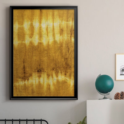 «Turmeric Sunrise IV», reproduction encadrée de qualité supérieure - prête à être accrochée
