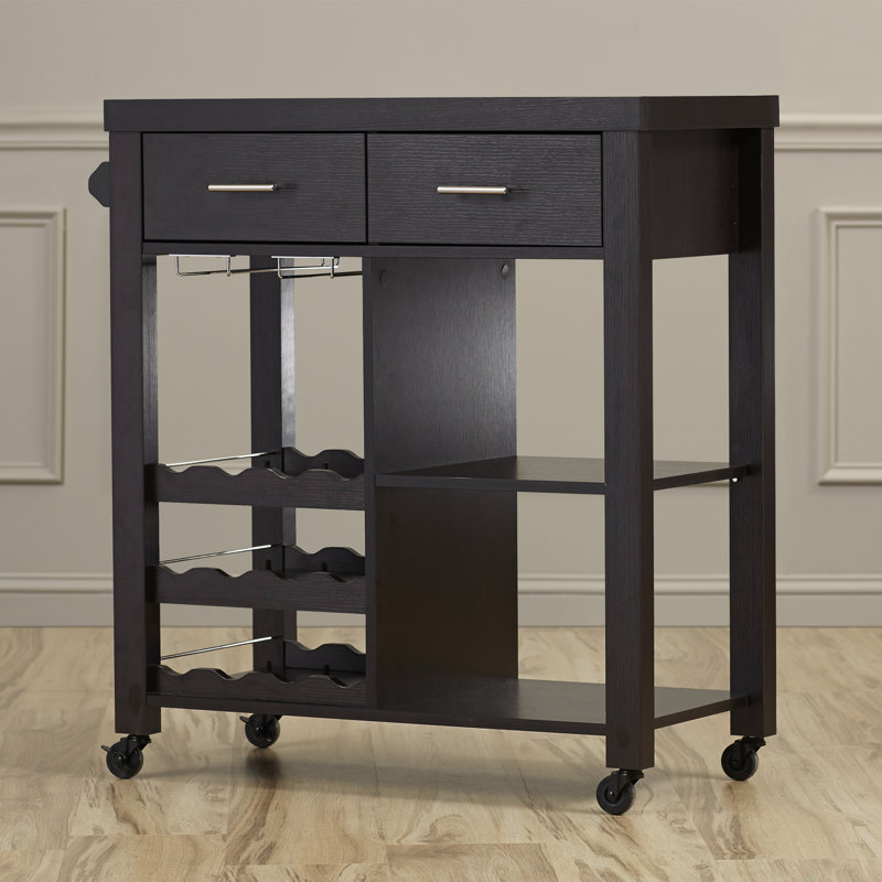 Sanderson Wood Bar Cart