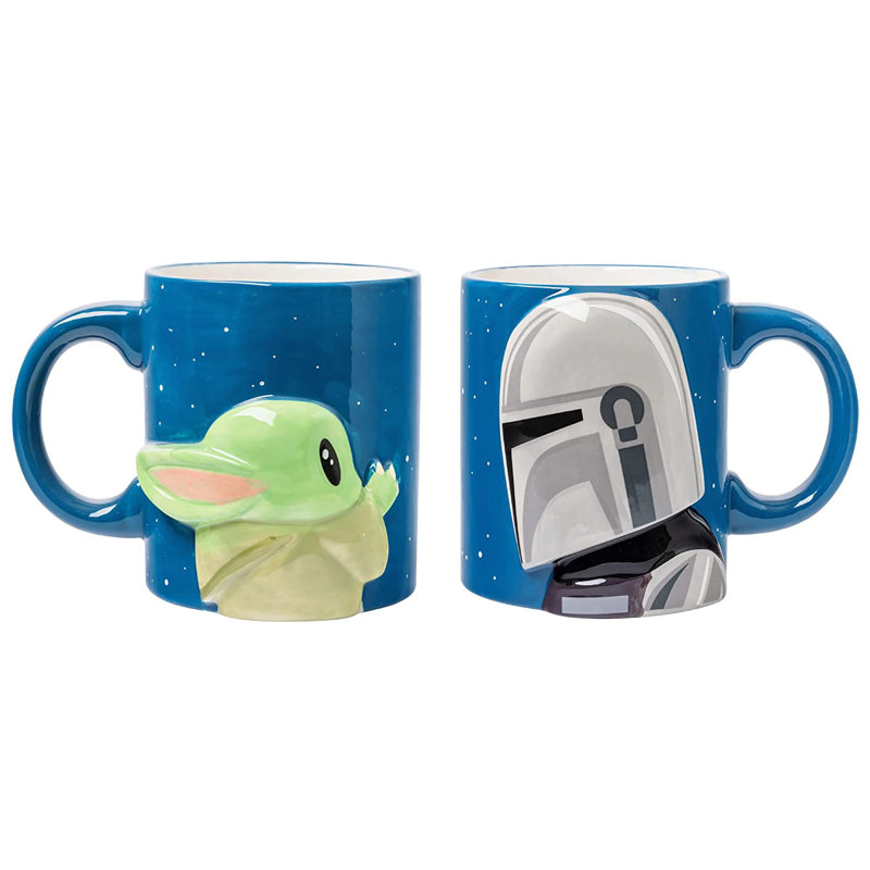 Ensemble de 2 tasses en céramique Star Wars The Mandalorian And Child