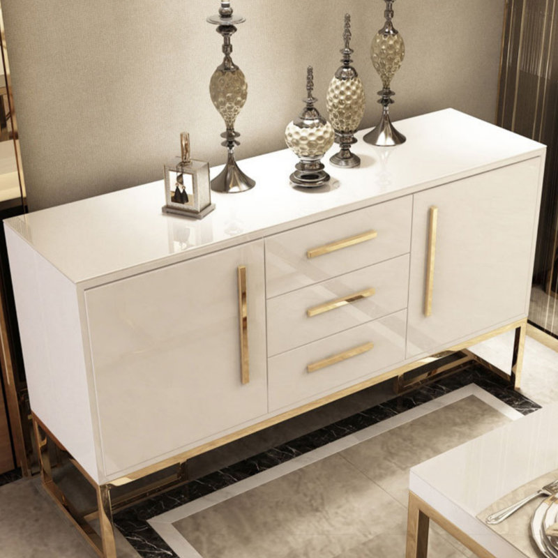 Simple Yet Luxurious Sideboard, 33.46" H x 59.06" W x 15.75" D