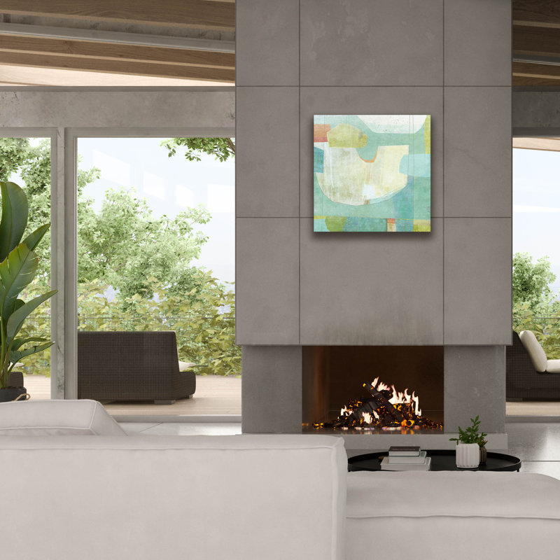  «Aqua Pool» par Suzanne Nicoll, art mural sur toile, 26 po x 26 po, H 26 po x l 26 po