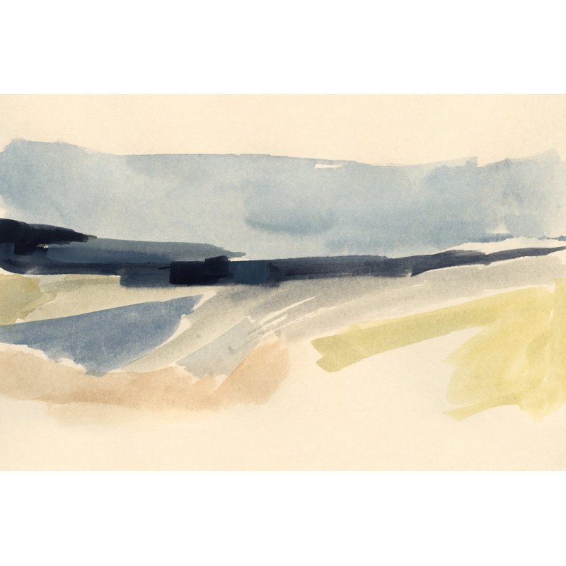 Horizon Swash I by Victoria Barnes - Wrapped Canvas Print, 30cm H x 46cm W
