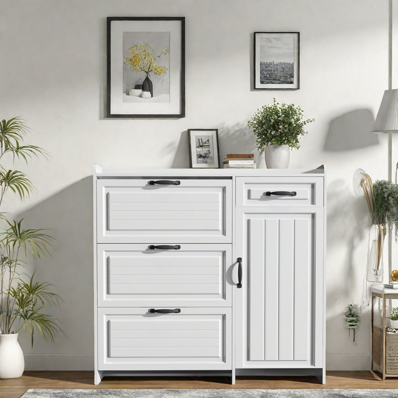 24 Pair Shoe Storage Cabinet
