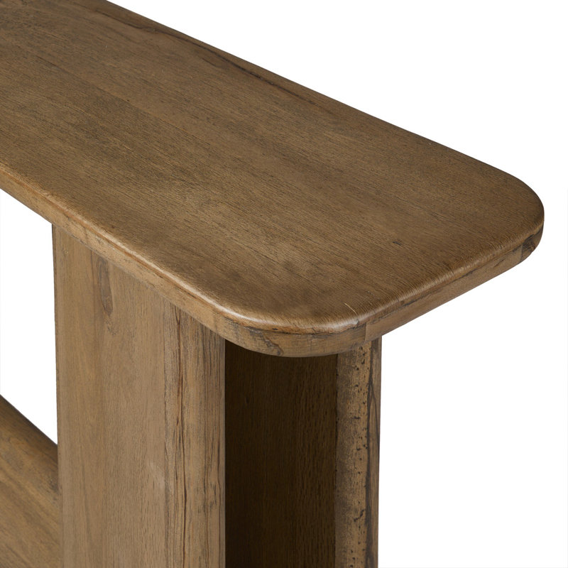 Nadine Console Table, Toasted Oak Veneer