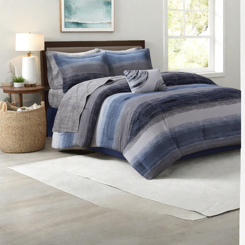Ensemble de literie très grand de qualité supérieure, très grand confort et style en microfibre