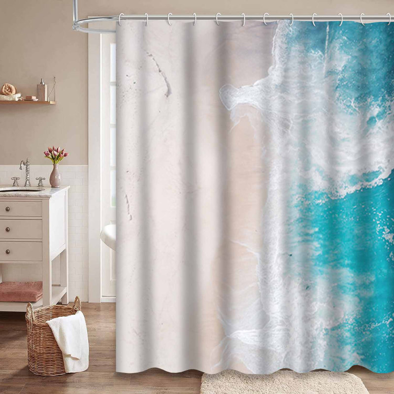 Rideau de douche Beach 12, L 72 po x l 72 po