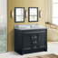 Ensemble de meuble-lavabo double 49 po Rouleau-1294142521