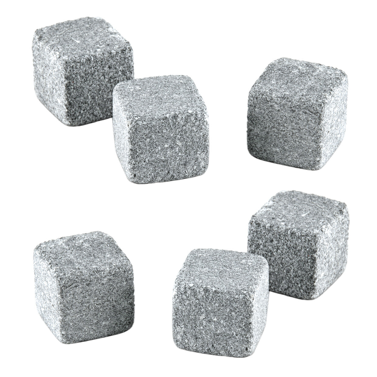 Viski Glacier Rocks - Soapstone Cubes Chilling Stones for Drinks