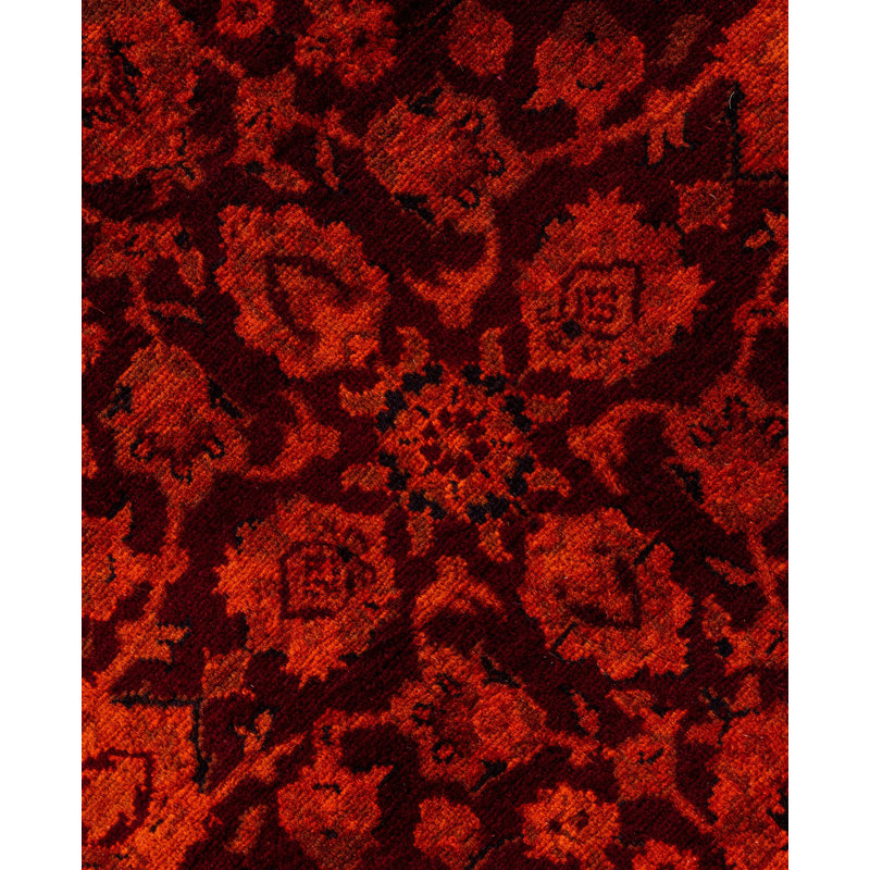 Overdyed One-of-a-Kind 8' 2" X 8' 2" Hand Knotted Area Rug