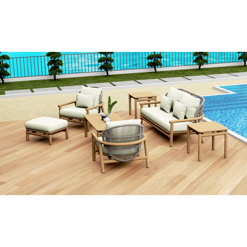 Fensee Outdoor - Piece Conversation Set