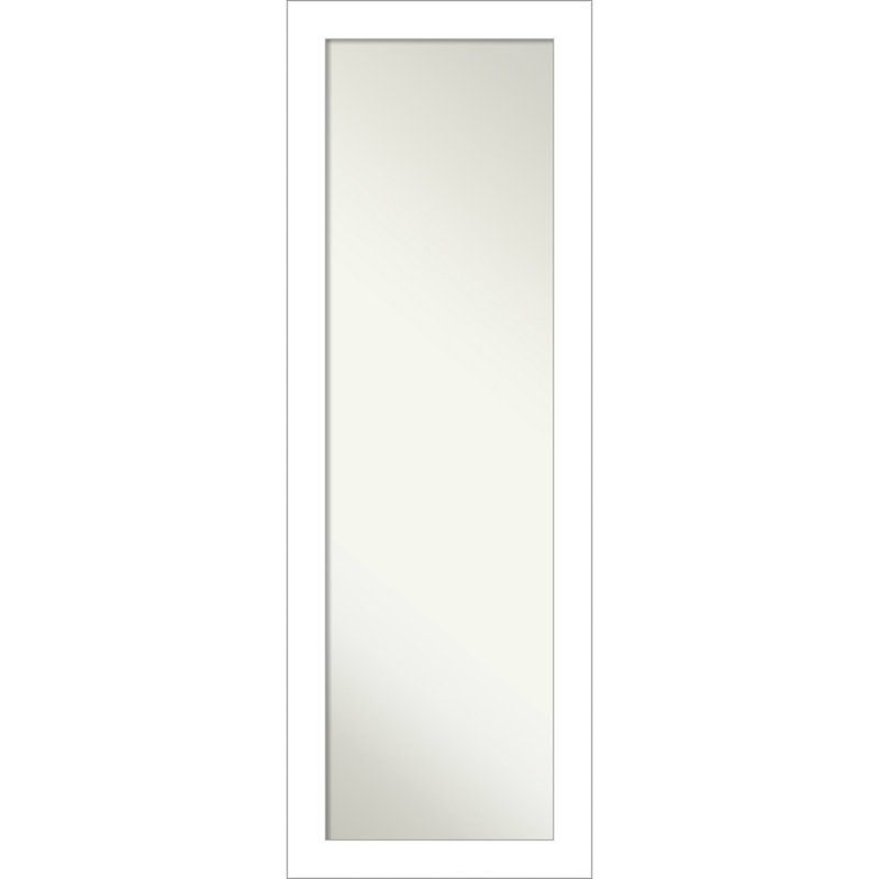 Miroir de porte non-biseauté Gambell, 52,12 po x 18,12 po