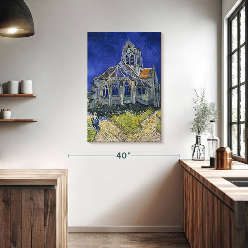 Adella, Église d'Auvers sur Oise, H 39 po x l 26 po