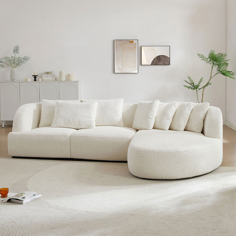 Rakhshan 116.14'' Upholstered Sofa, Right Hand Facing