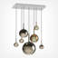 Glo Rectangular Chandelier 7 Pendants-609998550