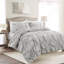 Ensemble d'édredon 100% coton moderne et contemporain Bella 3 pièces-24534511-24534514