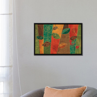 « bohémien leaves i », impression sur toile