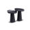 Jade 2-Piece Nesting End Table Set – Black Oak & Nero Marble