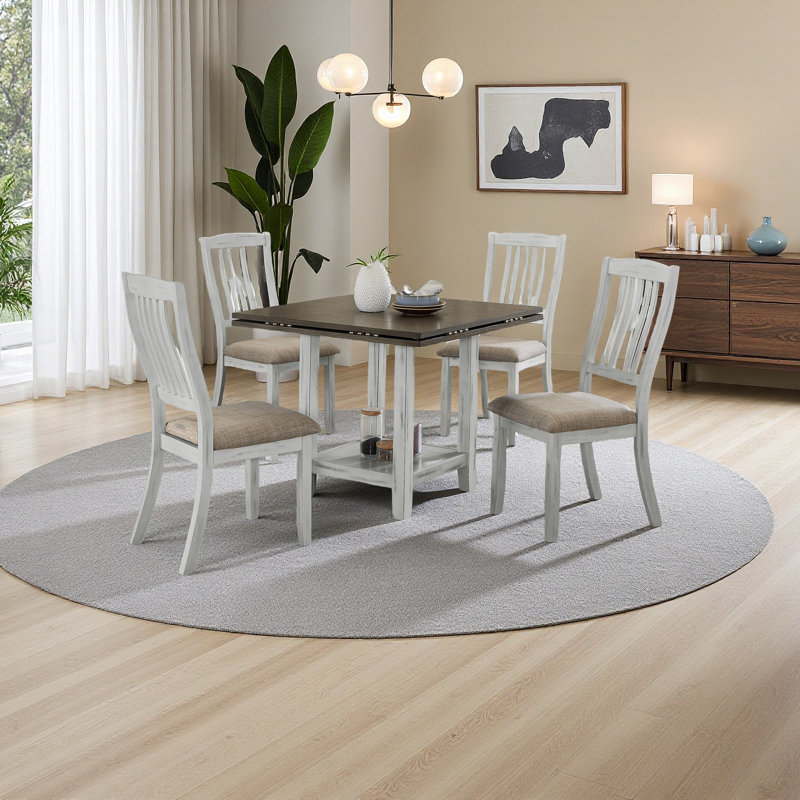 Table pliante multifonctionnelle, pouvant accueillir 4 personnes, avec espace de rangement, table pliante à quatre côtés pouvant économiser de l'espace
