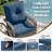 3-Piece Oversized Outdoor Rocking Chair Set with Cushions and Glass-Top Side Table-707904653