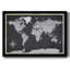 Carte de voyage à punaises - Carte ancienne des États-Unis, impression sur toile encadrée-133431081-133431085