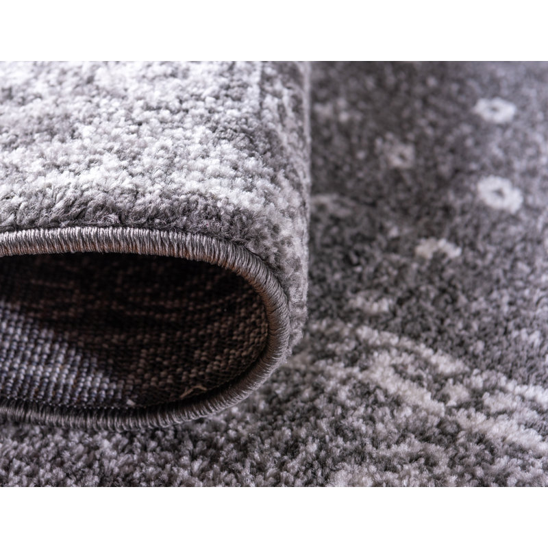 Dark Grey Rug, Rectangle 99 x 160cm