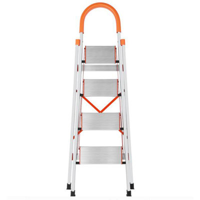 4-stufiger Tritthocker Keid aus Stahl