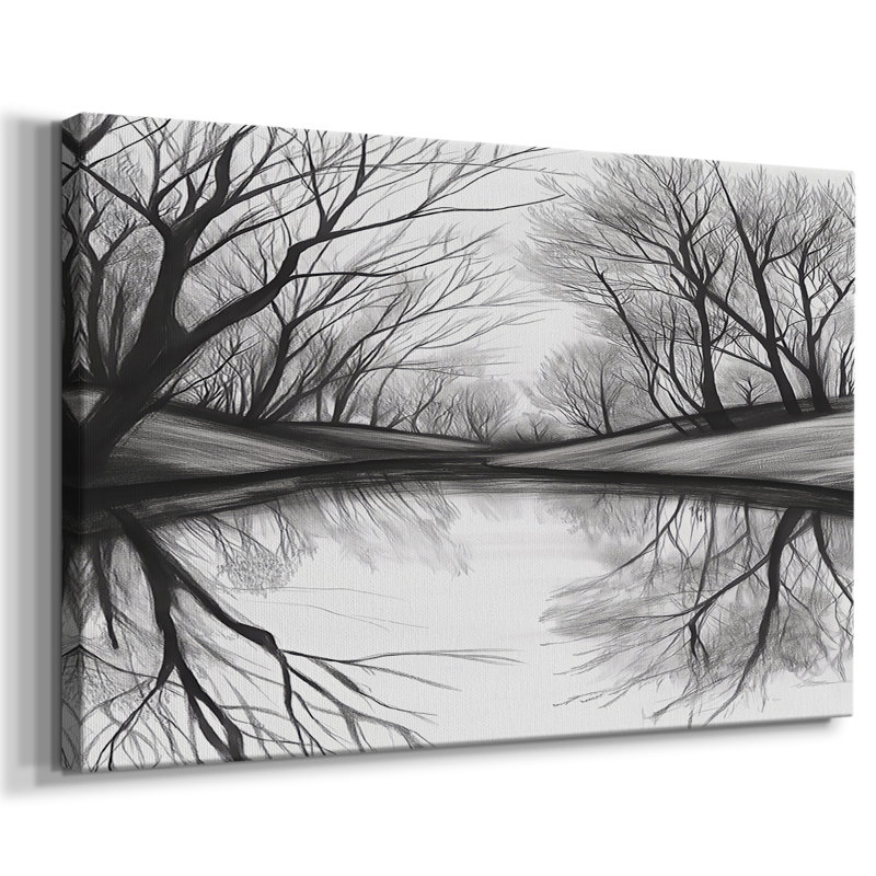 Paysages série XXIV - Cavas enveloppés de galerie, 40 x 60