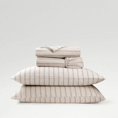 Flannel Stripe Sheet Set