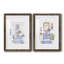 «Sketchy Bath I», ensemble de 2 peintures-130973068-130973071