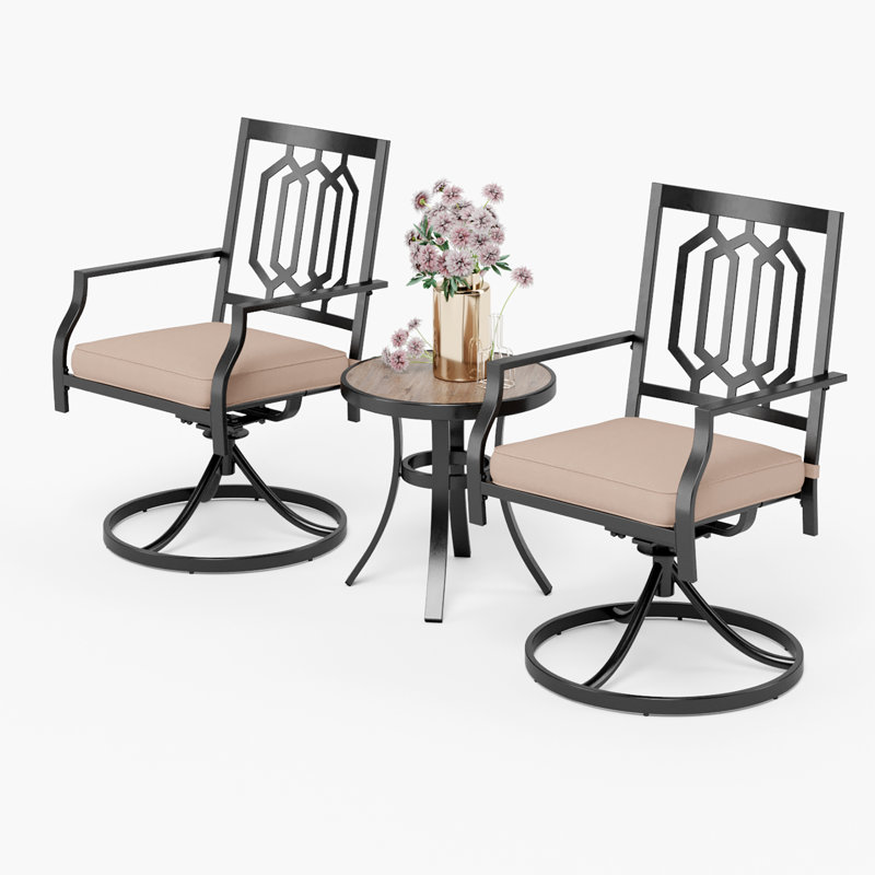 Ensemble repas pour 2 personnes avec table en bois Argyri