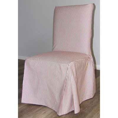Housse pour coussin carré à rayures Ticking
