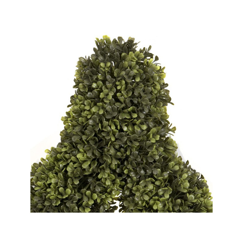 Artificial Single Twist Boxwood Topiary Tree