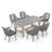 Rectangular Outdoor Dining Set With Cushions