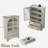 Glass Door Display Case Storage Cabinet With 2 Drawers And Adjustable Shelves-110699060
