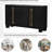 Black Sideboard With A Frame And Adjustable Shelves Large Storage In Framework