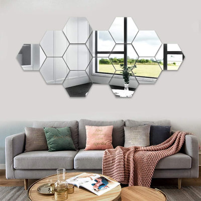 Hexagon Wall Mirror Set