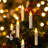 20 Clip-On LED Flickering Mini Drip Candle W/ Remote Control-92662853